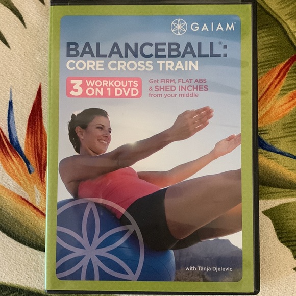 Gaiam Balance Ball w Workout DVD - Picture 2 of 7